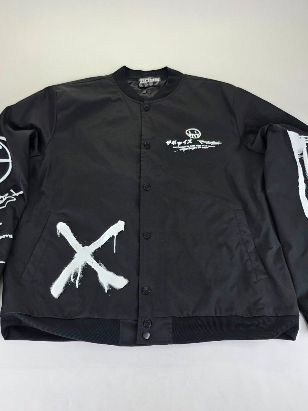 Grafitti Bomber Jacket The Boys Black XL Boys Club